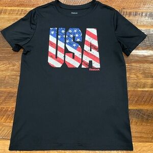 Reebok Boys Athletic USA T-Shirt, Size Small 8-10